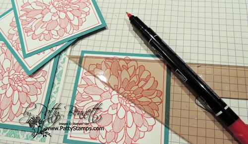 Dahlia draw border supplies