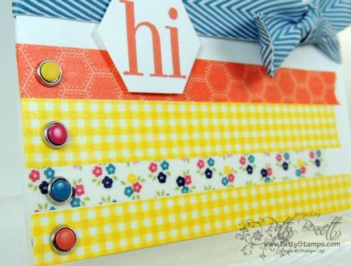 Candy dots washi tape card 2 Candy dots washi tape card 2