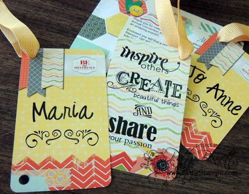 Convention gifts tags