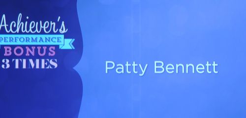 Patty achievers 3x sign Patty achievers 3x sign