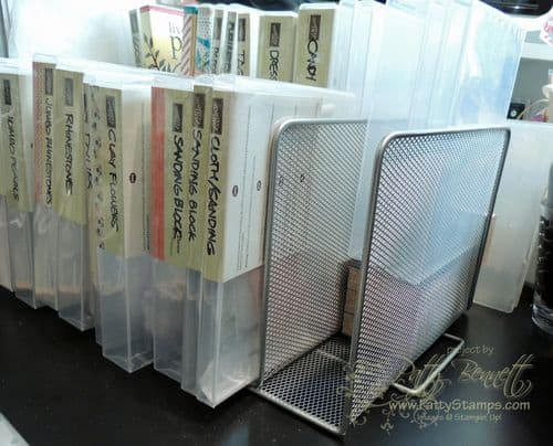 Stampin up storage box organizer 2