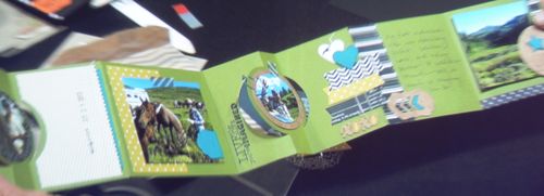 Circle flip pull out card 2