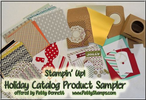 Holiday catalog product sampler