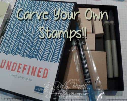 Undefined carve your own stamps kit