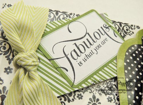 Tag a bag notepads chevron ribbon 5
