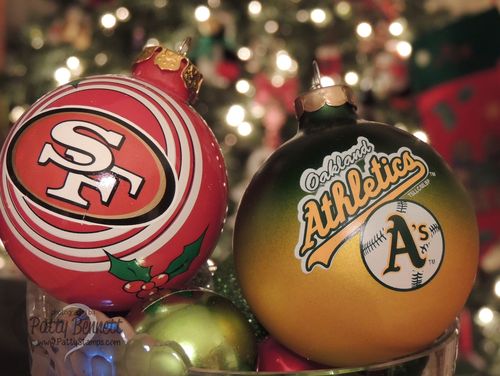 Bokeh-sf-49ers-oakland-a-ornaments Bokeh-sf-49ers-oakland-a-ornaments