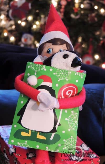 Elf-on-a-shelf-penguin Elf-on-a-shelf-penguin