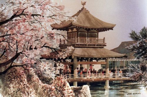 Sakura temple