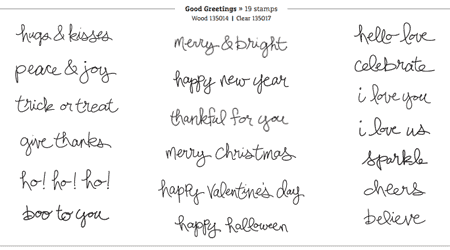 Good greetings hostess set Good greetings hostess set