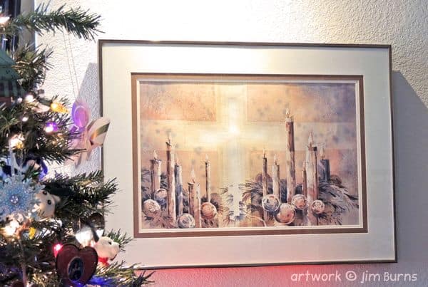 Christmas candles jim burns Christmas candles jim burns