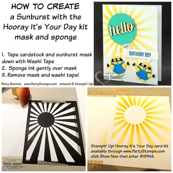 Hooray-its-your-day-starburst-how-to-mask-sponge-stampin-up Hooray-its-your-day-starburst-how-to-mask-sponge-stampin-up