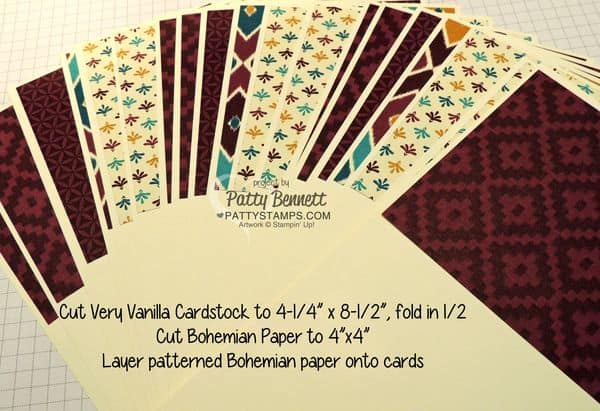 Bohemian-stampin-up-cards-banner-triple-punch-washi-4x4-pattystamps-how-to-cut