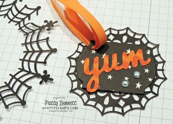 Halloween-stampin-up-spider-web-doily-yum-tag-pattystamps