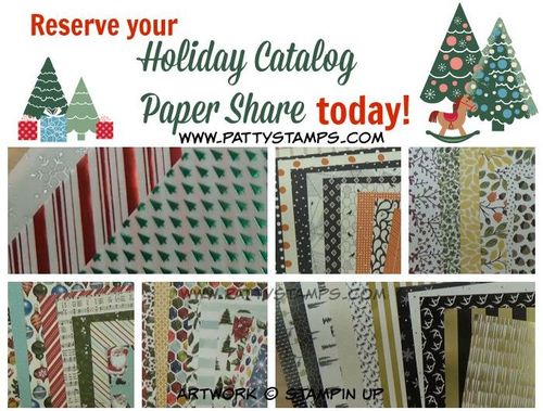 Holiday catalog paper share 2015 pattystamps