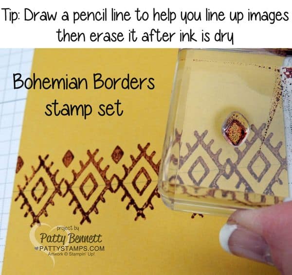 Bohemian-borders-stampin-up-pattystamps-tip-draw-pencil-line