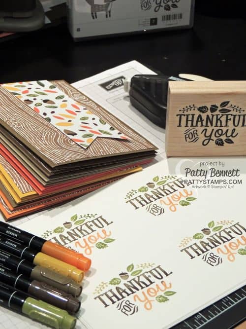 Thankful-forest-friends-woodgrain-card-markers-fall-stampin-up-pattystamps