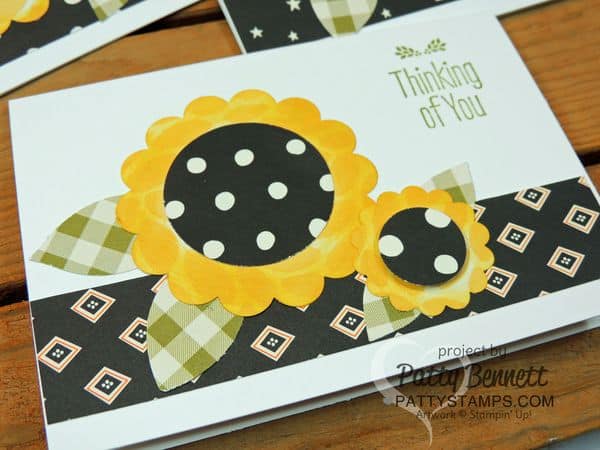 Punch-art-sunflowers-cards-happy-haunting-into-the-woods-pattystamps