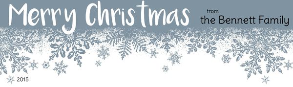 Bennett family christmas greeting 2015 Bennett family christmas greeting 2015