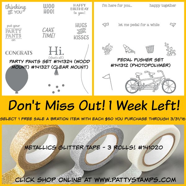 1 week left sale a bration pattystamps 1 week left sale a bration pattystamps