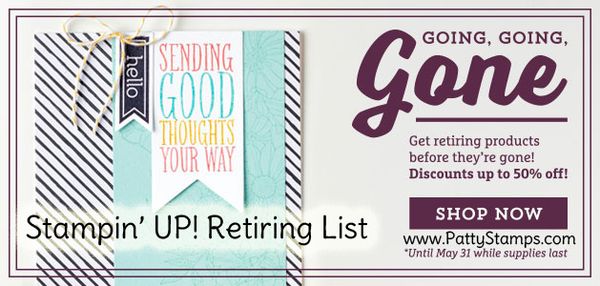Retiring stampin up list pattystamps 2016