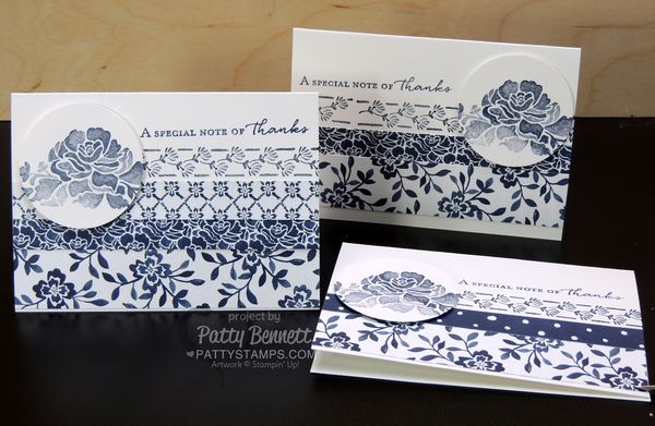 Floral boutique notecards pattystamps