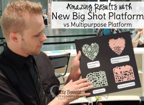 This is why you need the new Stampin' UP! Big Shot platform! Die cuts intricate dies with ease! click shop online at www.pattystamps.com and enter item #142802 This is why you need the new Stampin' UP! Big Shot platform! Die cuts intricate dies with ease! click shop online at www.pattystamps.com and enter item #142802