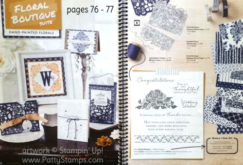 Floral Boutique suite of stamping and crafting products from the 2016 Stampin' UP! catalog