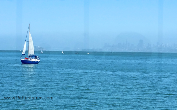 San Francisco Bay from the Spinnaker restaurant, Sausalito California San Francisco Bay from the Spinnaker restaurant, Sausalito California