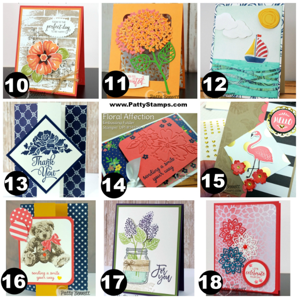 PattyStamps.com July blog projects part 2 - featuring Stampin' UP! sets, inks, papers and big shot dies, by Patty Bennett PattyStamps.com July blog projects part 2 - featuring Stampin' UP! sets, inks, papers and big shot dies, by Patty Bennett