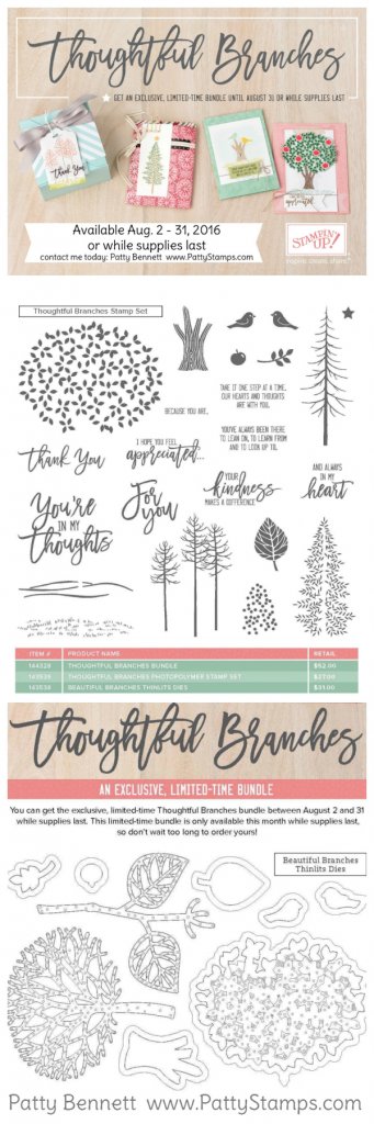 Thoughtful Branches Bundle Stampin Up pattystamps Thoughtful Branches Bundle Stampin Up pattystamps