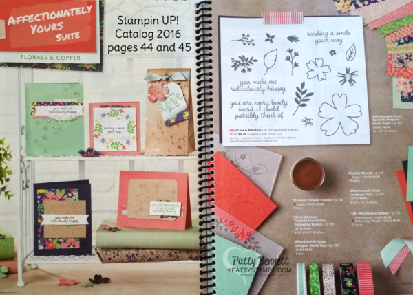 Floral Affection product suite from Stampin' Up! - 2016 2017 annual catalog. Products available online: click shop online at www.PattyStamps.com Floral Affection product suite from Stampin' Up! - 2016 2017 annual catalog. Products available online: click shop online at www.PattyStamps.com