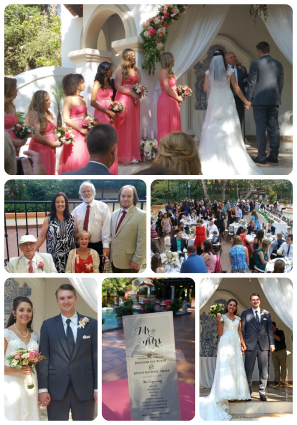 Jenny & Justin's wedding collage Las Lomas Ranch, Silverado, CA