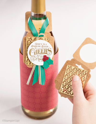 Stampin Up Holiday catalog Here's to Cheers tags for DIY gift packaging. Order #143528 (wood) or #143529 (clear mount) for the stamp and big shot framelit die bundle at www.PattyStamps.com Stampin Up Holiday catalog Here's to Cheers tags for DIY gift packaging. Order #143528 (wood) or #143529 (clear mount) for the stamp and big shot framelit die bundle at www.PattyStamps.com