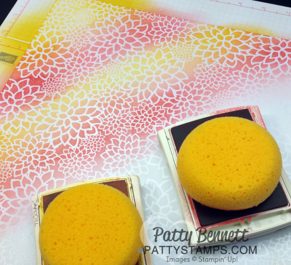 Video tutorial for Irresistibly Floral paper - how to color it with Stampin Up sponges! Video tutorial for Irresistibly Floral paper - how to color it with Stampin Up sponges!