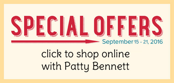 Sept 15  to 21 on sale stampin up pattystamps
