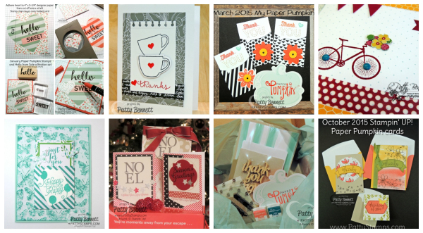 Paper pumpkin projects pattystamps Paper pumpkin projects pattystamps