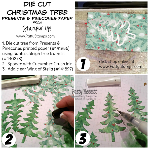 Presents pinecones christmas tree sponge wink of stella Presents pinecones christmas tree sponge wink of stella
