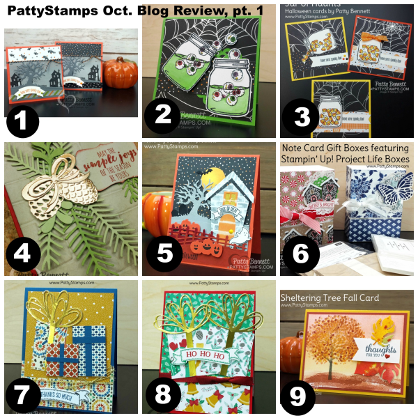 PattyStamps October Blog Project Review Patty Stamps