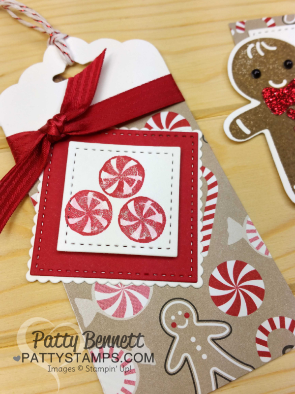 Stampin Up! Stitched Shape Framelits Christmas Tag Ideas. Paired with Layering Circles, Ovals and Squares by Patty Bennett Stampin Up! Stitched Shape Framelits Christmas Tag Ideas. Paired with Layering Circles, Ovals and Squares by Patty Bennett