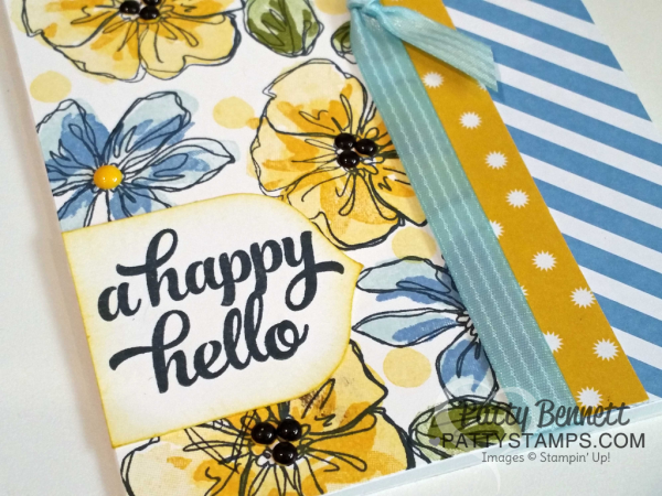 Hand stamped Stampin' UP! Penned & Painted floral cards for all occasions by Patty Bennett