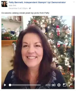 Occasions catalog video review pattystamps stampin up