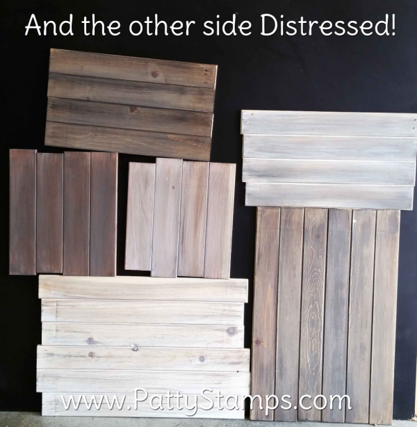After Distressing wood pine boards by Patty Bennett at www.pattystamps.com