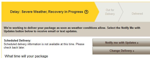 Paper share severe weather delay Paper share severe weather delay