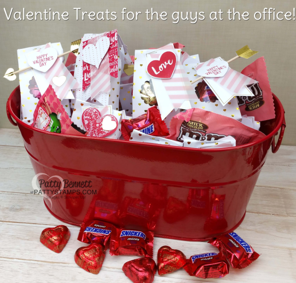 January 2017 Paper Pumpkin Valentine Goodie Bags by Patty Bennett