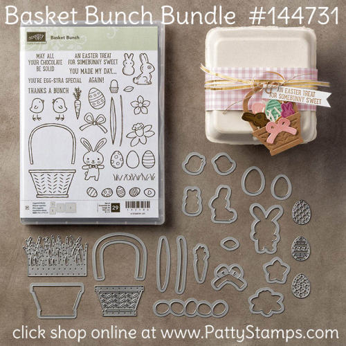 144731 Stampin' Up! Basket Bunch Bundle from Stampin Up!. Click Shop Online at www.PattyStamps.com