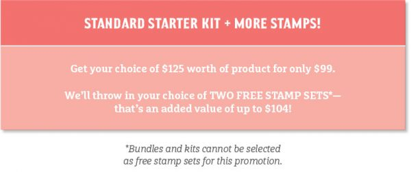 Join Stampin' Up! and the Luv 2 Stamp Group - receive 2 extra free stamp sets in your Starter Kit!