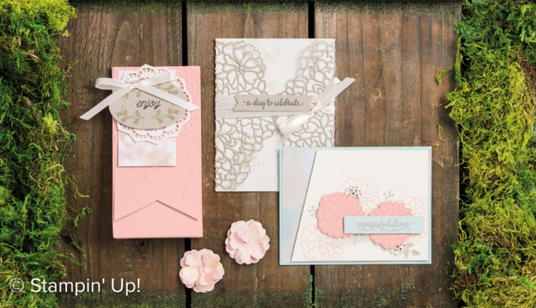 Stampin' UP! So Detailed thinlit dies and So In Love stamp set card ideas.
