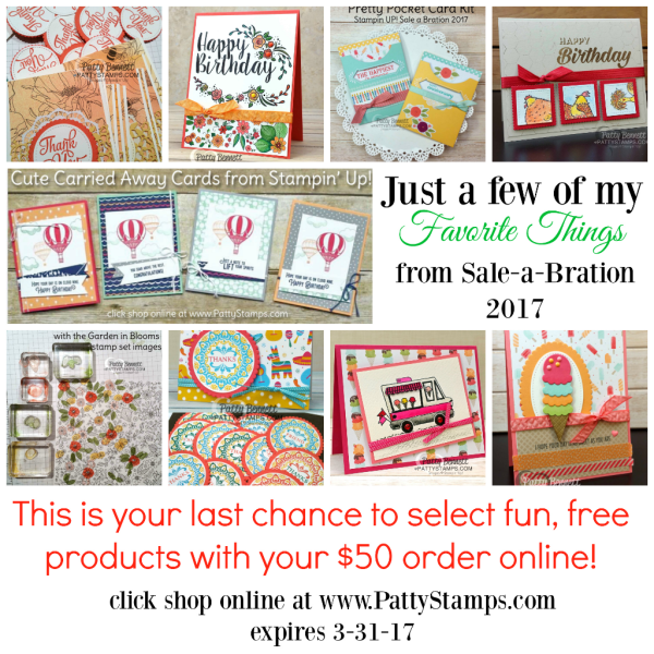 Last chance for Sale a Bration 2017 from Stampin' Up! Last chance for Sale a Bration 2017 from Stampin' Up!