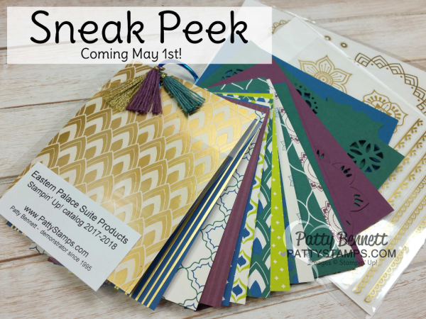 New Eastern Palace designer paper, stickers and medallion thinlit dies from Stampin' Up! New Eastern Palace designer paper, stickers and medallion thinlit dies from Stampin' Up!