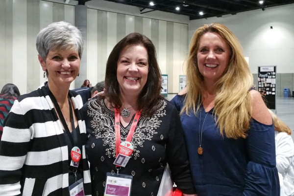 Stampin' UP! San Diego OnStage local convention. Sandy, Patty & Tami